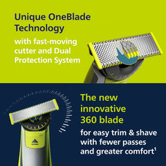 Philips Oneblade Face & Body with 3 Additional Blades