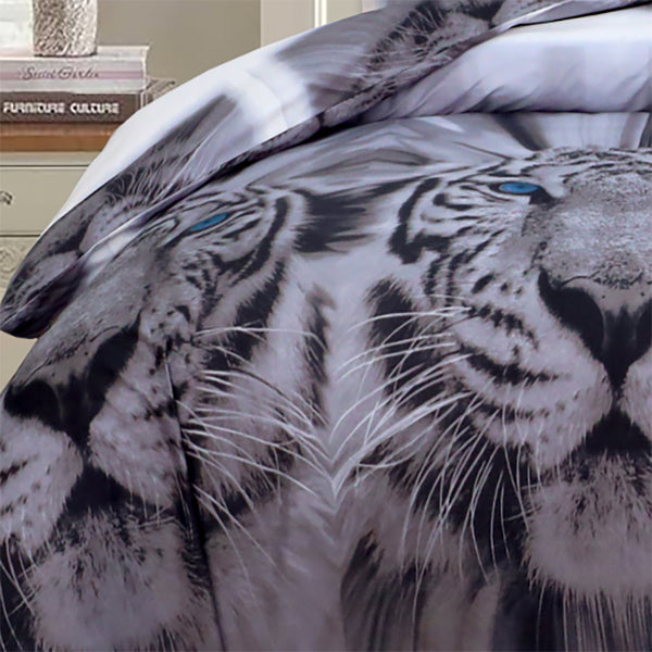 4pcs Printed Duvet Cover Set, Soft Comfortable Multi-design Printed Bedding Set, For Bedroom, Guest Room (1 Fitted sheet + 2 Pillowcases + Without Core) Trendy Design, Soft Fabric, Brushed Material, Lightweight