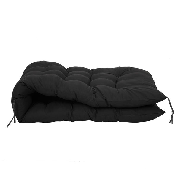 Garden Bench Cushion Chair Cushion, Sun Lounger Cushion Pads 160*50*8cm Thick Garden Recliner Chair Replacement Anti-Slip Cushion Sunbed Cushion 2 3 Seater Seat Pad for Porch Swing Patio Lawn Various Colour Options
