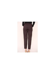 Women Trousers Stretchy Lightweight Finely Stitched Half Elasticated Pull Up Work Formal Pants Inside Leg 27 inches