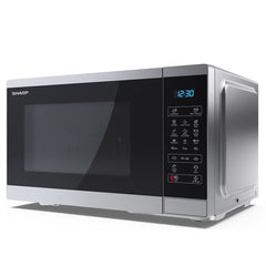 Sharp 25 Litre 900W Digital Microwave with 1000W Grill, YC-MG252AU-S