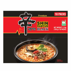 Nongshim Shin Ramyun Black Noodles, 10X130G