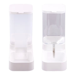 Pet Feeder Pets Food Feeder and Waterer Set 3.8L 2.1kg, 29*13.5*28.5cm, Travel Supply Feeder and Water Dispenser for Dogs Cats Pets Animals