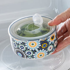 Signature Stoneware Bowls with Lids, 6 Pack