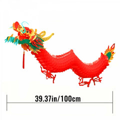 3D Chinese New Year Dragon Decorations | Plastic Hanging Animal Garland for Lunar New Year, Chinese Spring Festival, Christmas, School Party Events, Valentine'S Day, and New Year Gifts