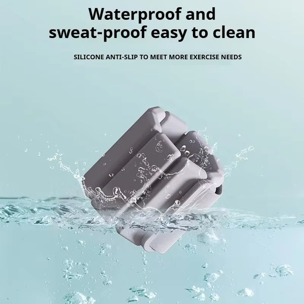 A Pair Sports Weight-Bearing Bracelets Adjustable Wearable Wrist & Ankle Silicone Weights Bracelets for Running Training Fitness