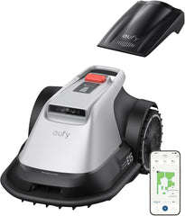 Eufy E15 Robot Lawnmower, No Boundary Wire, No RTK, No Signal Problems, Hands-Free Auto-Mapping, for Gardens up to 800 M², Truevision Technology, Precise Edge Trimming, Accurate Obstacle Avoidance
