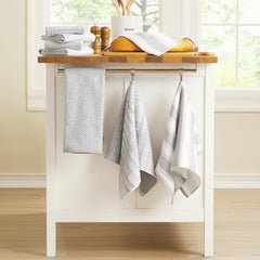 Town & Country Organic Kitchen Towels 8 Pack, in 4 Designs