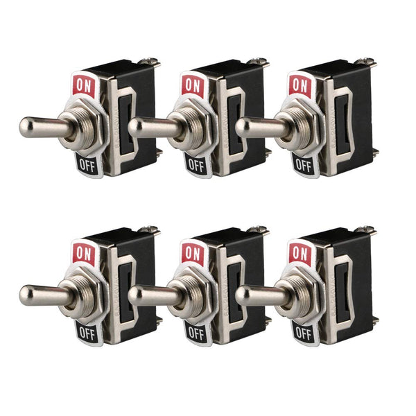 Gebildet Metal Toggle Switch 25A 12VDC/15A 24VDC/10A 250VAC/ 15A 125VAC SPST On/Off 2Pin 2 Position