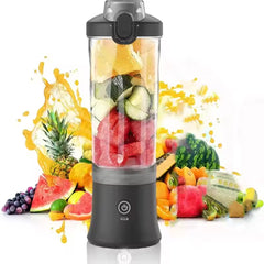 1pc, 20oz Portable Blender with USB Rechargeable Battery, Fresh Juice, Compact Design for On-the-Go Nutrition