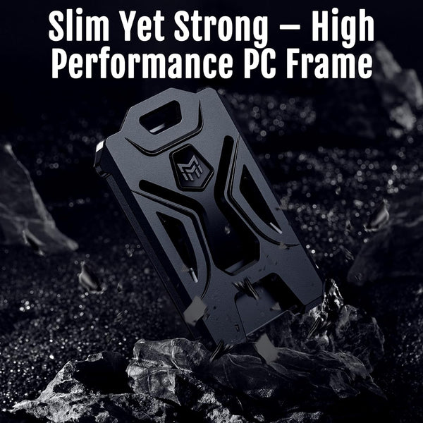 MNGARISTA Retractable Badge Holder, Heavy Duty Carabiner Keychain, Tactical ID Card Holder with 31.5