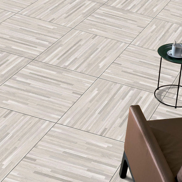 LIVINGANDHOME 24PCS Peel and Stick Non-slip Floor Tiles - 12