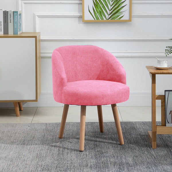 Set of 2 Small Accent Occasional Lounge Sofa, Guest Reception Sofa Chair Office Chair, Tub Chairs Upholstered Fabric with Solid Wood Legs