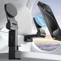 JSAUX Airplane Travel Essentials, Airplane Phone Holder, 360 Degree Rotation Phone Holder, Travel Accessories for Flying, Hands Free for Plane Flying