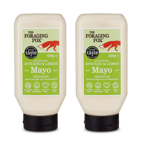 The Foraging Fox Avocado & Lemon Mayo, 2 X 600G