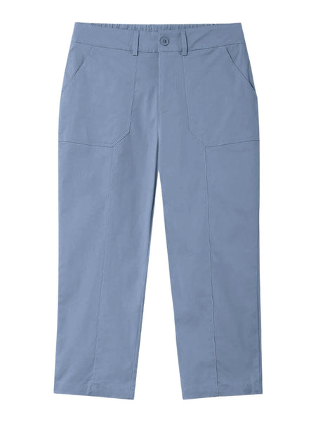 Women'S High-Waisted Straight-Leg Cropped Casual Pants | Side-Pocket Design, Breathable Drape Fabric, Office & Commute Pants | 2026 Summer New Arrival Women'S Casual Pants, Summer Women'S Clothing, Women'S, Affordable