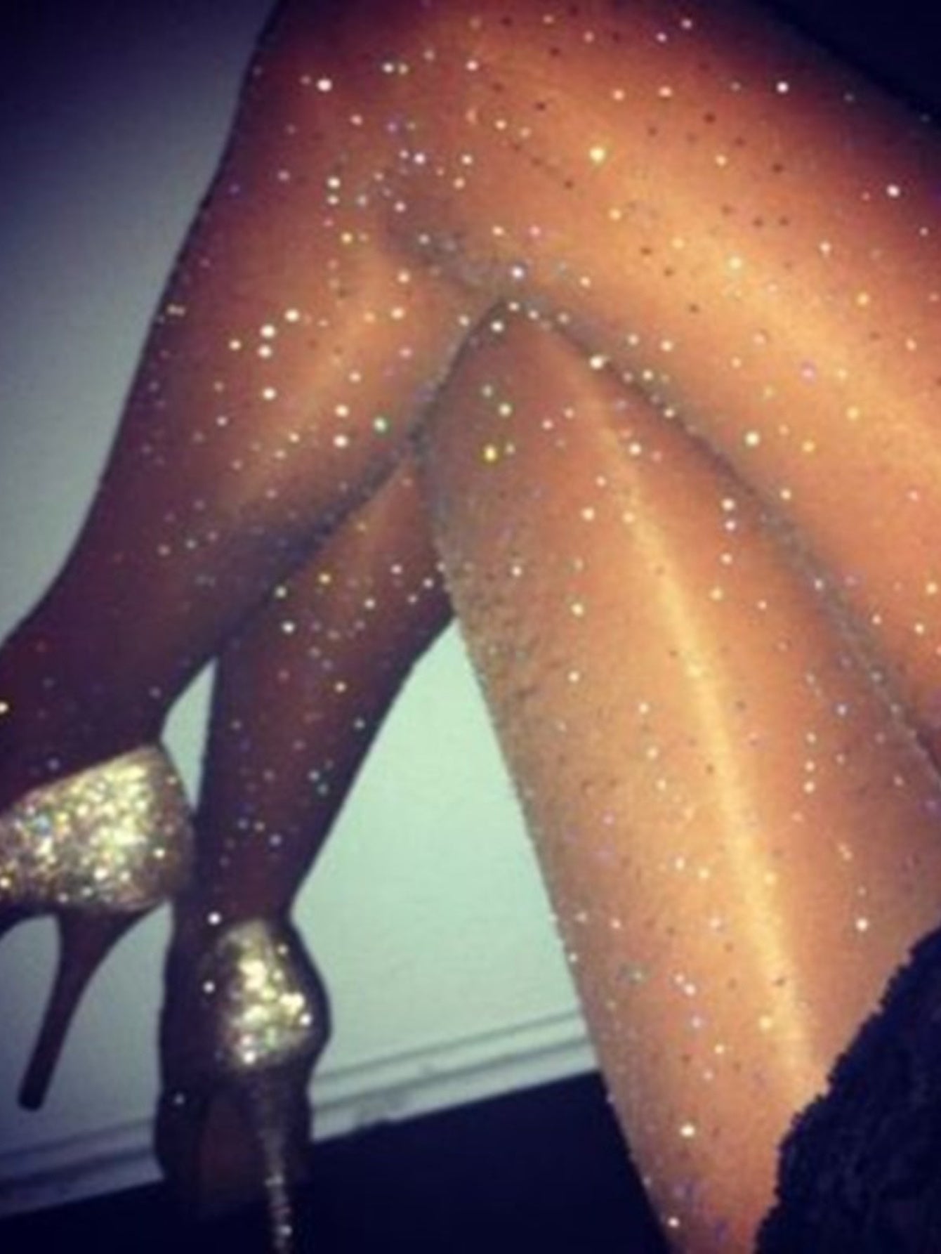 A Set of Women'S Shimmering Rhinestone Sheer Tights - Alluring Transparent Stockings Made from a, Available in Solid Colors, Suitable for All Seasons for Adults.