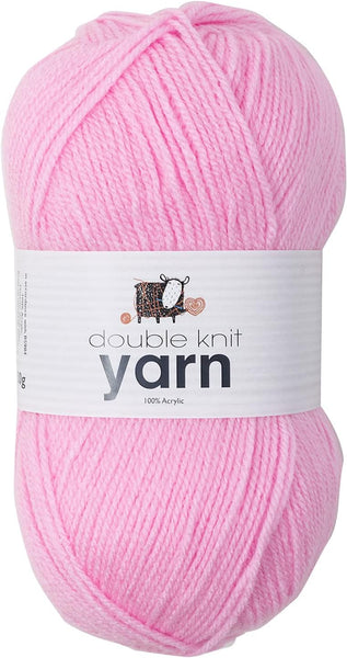 Korbond DK Beige Yarn - 100G Acrylic Wool - Lightweight, Hypoallergenic & Durable Double Knit Crochet Yarn Knitting Wool (290M Total)