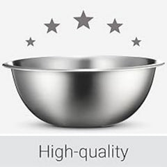 Stainless Steel Mixing Bowls Set for Kitchen, Dishwasher Safe Nesting Bowls for Cooking, Baking, Meal Prepping-6pcs set