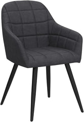 mcc direct 2x Faux Matte Suede Leather Dining Chairs Accent Chairs home & restaurants Adrian