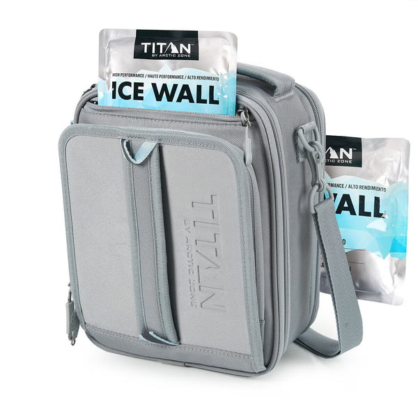 Titan Fridge Cold, Crush Resistant Lunch Pack with 2 Ice Walls