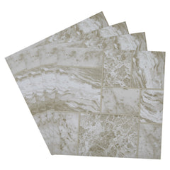 LIFE IDEAS Set of 10/30pcs Marble Effect PVC Floor Tiles - 12