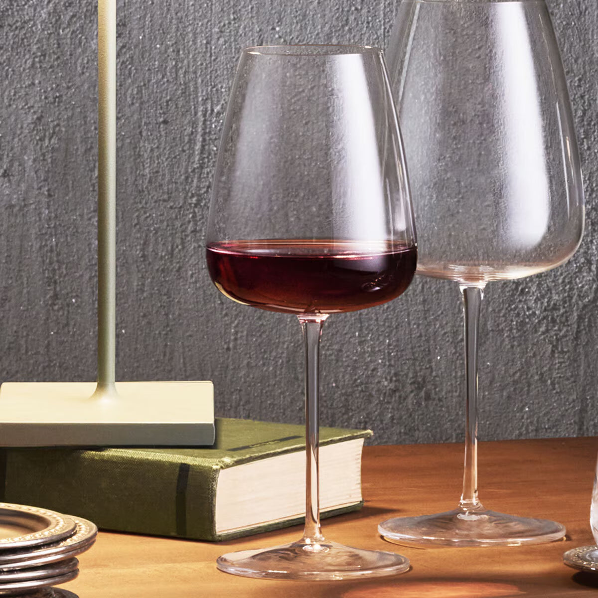 Luigi Bormioli Talismano Crystal Bordeaux Glasses, 700Ml, 8 Pack