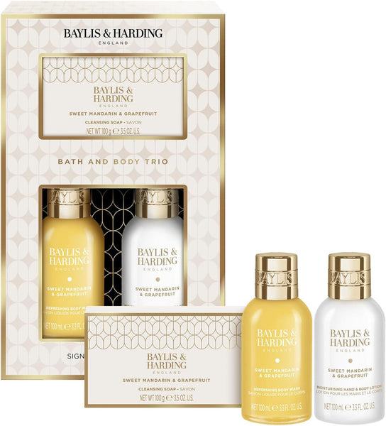 Baylis & Harding Sweet Mandarin & Grapefruit Luxury Pamper Present Gift Set (Pack of 1) - Vegan Friendly