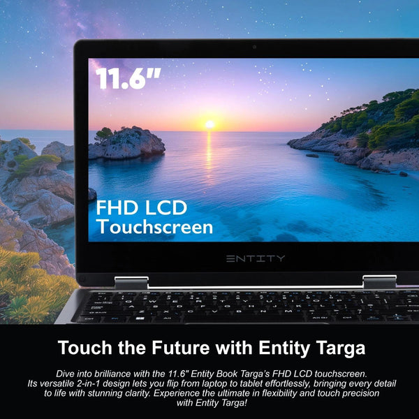Entity 2 in 1 Convertible Laptop & Touchscreen Tablet 11.6inch 128GB