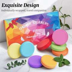 Birthday Gifts for Women: Linkax 8 Pcs Shower Steamers Aromatherapy Bath Bombs SPA Self Care, Small Relaxation Thank You Gifts for Women Men Mum, Christmas Stocking Fillers Stuffers for Teen Girls