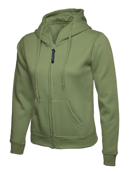 Uneek Clothing UC505 Ladies Classic Full Zip Hooded Sweatshirt - Double Fabric Hood | Brushed Lining, Casual Top for Women | Suitable for Everyday or Work Wear