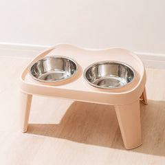 Dog Bowls with Stand, Adjustable Raised Dog Bowl for Large Dogs, Dog Feeding Station with 2 Stainless Steel Dog Bowls, Non-Slip elevated dog bowls