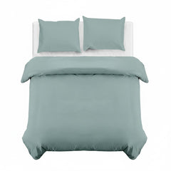 4B Classic Plain Minimal Design Duvet Cover Set – Single Double King Super King Bedding for Home and Guest Rooms
