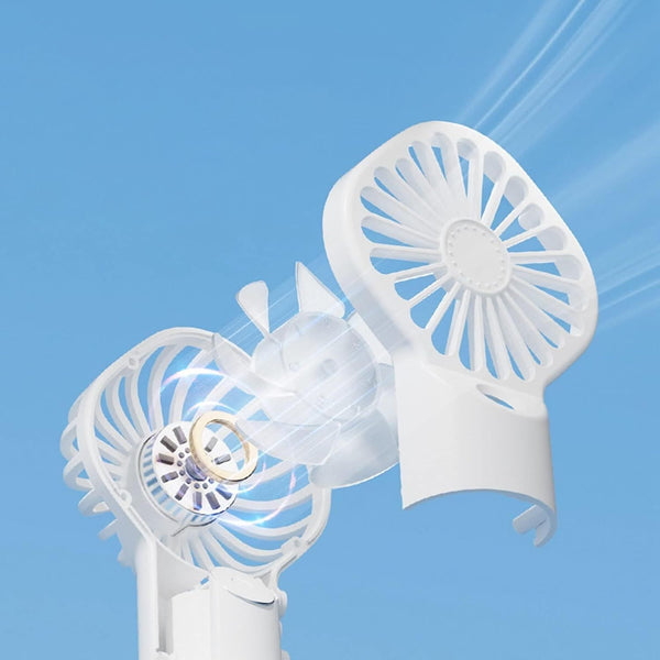 SJMR Handheld Mist Fan – Portable & Lightweight Rechargeable Mini Fan with Cooling Spray for Travel, Outdoor, Gym, Office & Summer Use