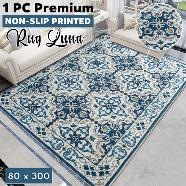 1pc Premium Ultra Soft Non-Slip Printed Rug – Thickened Wear-Resistant Washable Themed Floor Mat for Living Room, Bedroom, Dining Room, Porch, Balcony & Home Decor