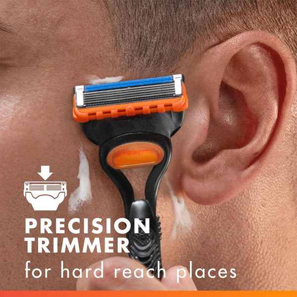 Gillette Fusion5 Blades, Men'S Shaving Refills Pack of 11, Precision Trimmer, Anti-Friction Razor
