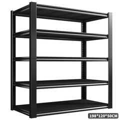 Heavy-Duty Shelving Unit Capable of Holding 1360.78 KG, Designed for Metal Shed Storage. Available in 3, 4, Or 5 Tiers, These Garage Shelves Are Perfect for Organizing Your Warehouse, Workshop, Standing Shelf