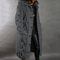 2025 New Fashionable Loose Cardigan for Women in Europe And America, Casual Long Sweater Jacket