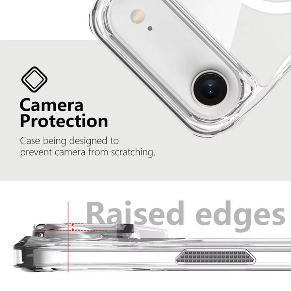 IPhone 17 Meg-Safe Phone Case Anti-Scratch Slim Phone Case Cover- Clear