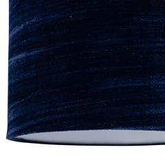 Navy Blue Crushed Velvet 25cm Pendant Light Shade