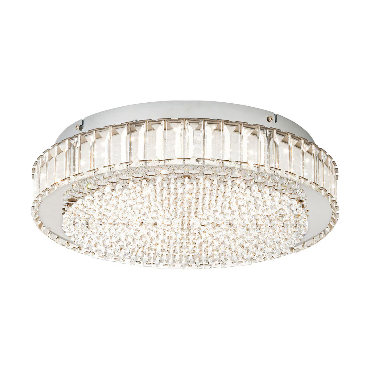 Eglo Balparda Ceiling Light 410Mm in Crystal Chrome