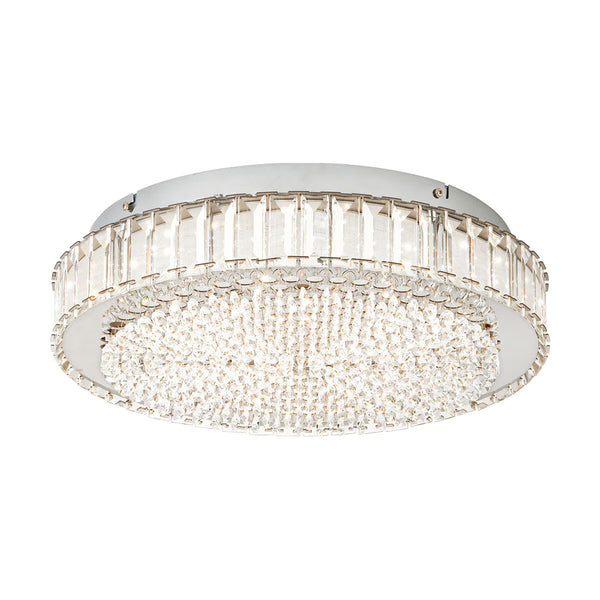 Eglo Balparda Ceiling Light 410Mm in Crystal Chrome
