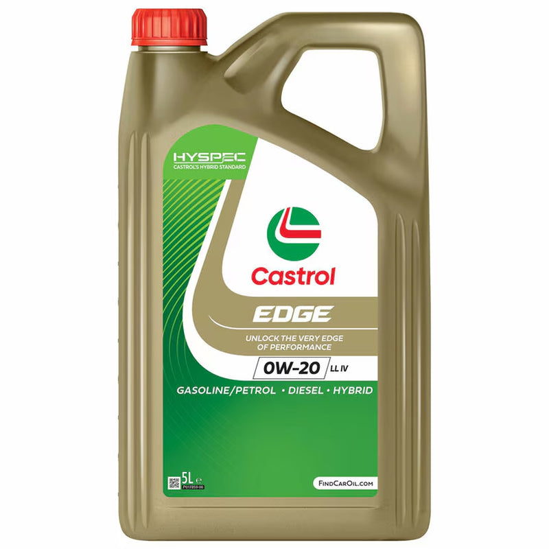 Castrol EDGE 0W-20 LL IV Fully Synthetic Engine Oil, 5L