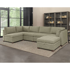 Thomasville Tisdale Beige Fabric Armless Chair
