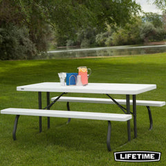 Lifetime 6Ft (1.82M) Classic Folding Picnic Table - Model 80215