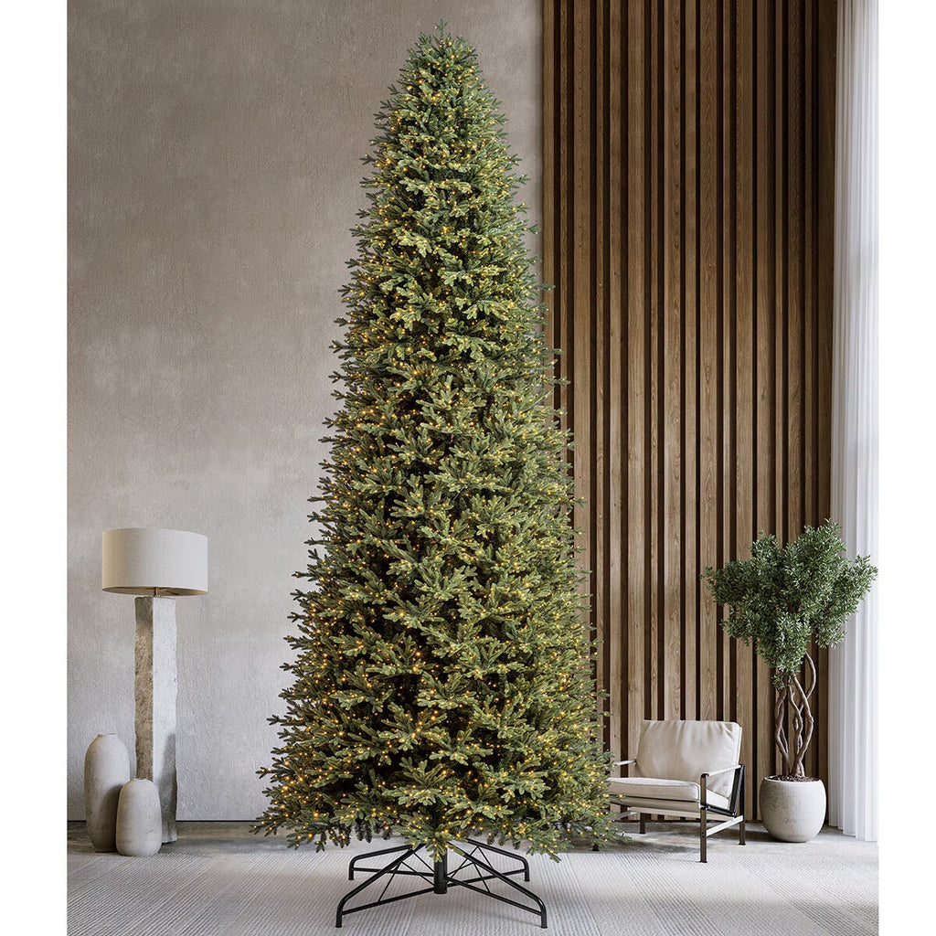 15 Ft (4.6M) Pre-Lit Aspen Artificial Christmas Tree with 6,000 Colour-Changing LED Lights