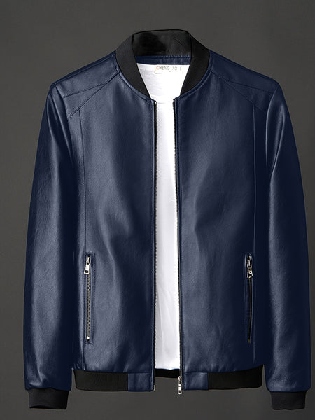 New Jacket, American Style Men's Coat, Men's Jacket, Youth Motorcycle Jacket, Baseball Collar Workwear Jacket, Business Gentleman's Men's Fashion, Trendy, Comfortable, Casual, Versatile, Slimming and Height-Enhancing, Streetwear Brand Jacket
