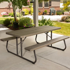 Lifetime 6Ft (1.82M) Classic Folding Picnic Table - Model 60112