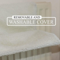 Cat Radiator Bed | Warm Fleece Hammock With Washable Cover | Hanging Radiator beds For Indoor Cats for Kittens & Cats (44x29x23cm) (White Pet Radiator Bed)