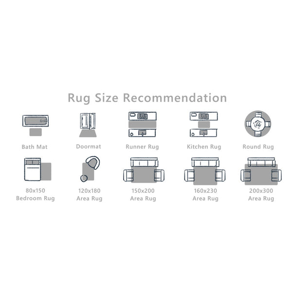 Capslpad Navy Blue Abstract Area Rug 200x300cm | Modern Short Pile Soft Faux Wool, Machine Washable, Non Slip, Minimalist Floor Mat for Living Room, Bedroom, Office, Kitchen Decor